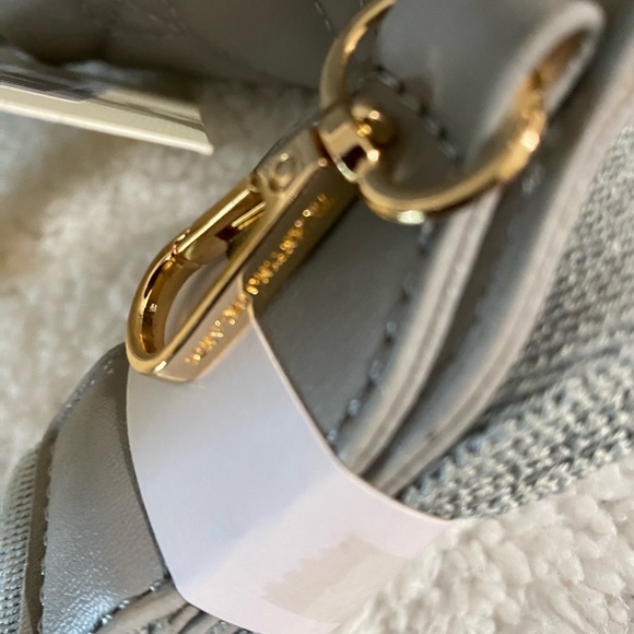 VALENTINO ORLANDI CROSSBODY BAG, Light Gray w/guitar strap - Picture 8 of 16